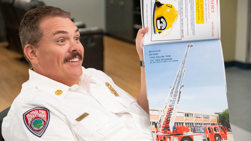 Illustration for article titled Tacoma FD has a certain retro charm to its dad jokes and fart sounds